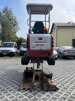 půjčení minibagru Takeuchi o váze 1,8t (díky tomu vykope) - 4