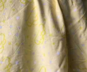 Dětské žluto-bílé povlečení s obláčky - 4