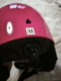 Dámská lyžařská helma a brýle - 4