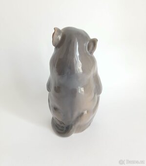 Starožitná porcelánová figurka opice - Královská Kodaň - 4