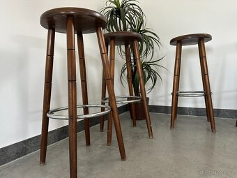6ks Barová židle. Rustikální barovky - 4
