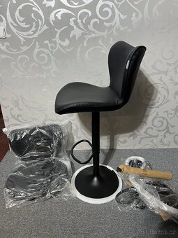 2x barová židle - NOVÁ - 4