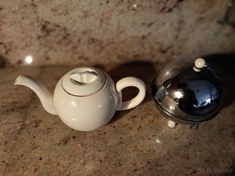 Historická ART DECO čajová konvice " EVERHOT" - 4