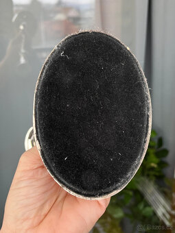 Postříbřený Art Deco svícen 23.5 cm - 4