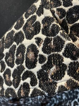 Dámský kabát leopardí vzor vel M-L - 4
