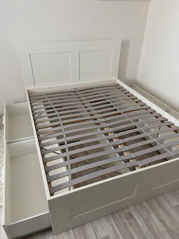 Postel Ikea Brimnes 160x200 - 4