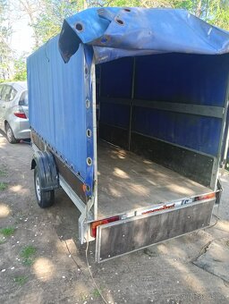 PŘÍVĚS brzděný, jednonápravový 1300Kg 300x132 - 4