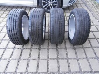 LETNÍ ALU KOLA 5 X 112 ŠKODA SUPERB ORIG. 215 55 17 - 4