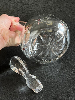 Ruckl Křišťálová zdobená karafa 350ml, Nižbor - 4