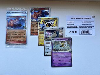 Journey Together STAFF Promo Set (4 karty) Pokemon - 4