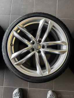 Kovaná kola Audi 20” se zánovními letními pneu 255/35/20 - 4