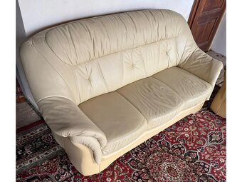 Luxusní kožená sedací souprava 3+2,3218 - 4
