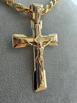 Zlaty kříž - přívěsek 19.67g 585 14k - NOVY NENOŠENÝ ZLATO - 4