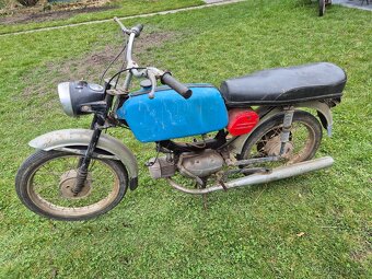 Jawa 23 Mustang bez TP, modrá barva 5. - 4