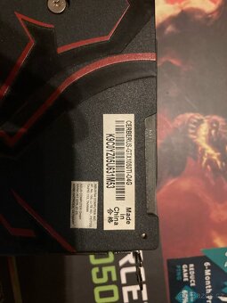 ASUS GTX 1050 Ti Cerberus 4 GB OC Edition - 4