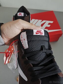 Jordan 1 low travis hnědé - 4