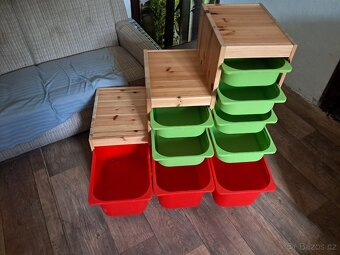 Ikea úložná sestava Trofast schody borovice - 4