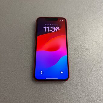 iPhone 13 mini 128GB červený, pěkný stav, 12 měsíců záruka - 4