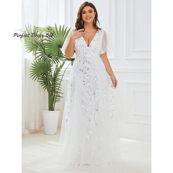 Svatební šaty Plus Size XXL - 4