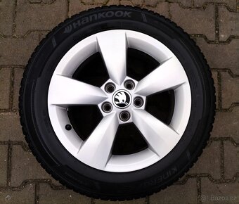 Alu kola originál Škoda Fabia III, Rapid 5x100 R15 Carme - 4