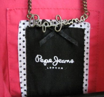 Značkový růžový jarní trenčkot PEPE JEANS (40/L), PC 3900 Kč - 4