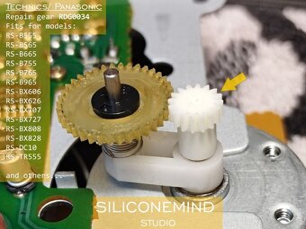 Ozubene kolo Technics, Panasonic RDG0034 - 4