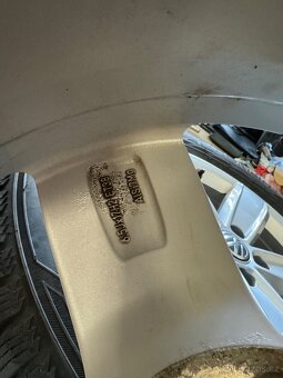 Alu kola 17 5x112, ET38 VW Tiguan 225/60R70 - 4