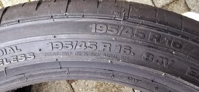 2x nove Continental 195/45 R16 DOT2016 - 4