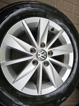 ALU letní kola 5x112 VW R15 Touran Caddy Golf ET43 Lyon - 4