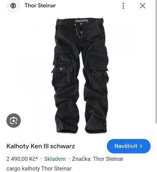 Kalhoty Thor Steinar Ken III - 4