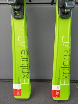 Lyže ELAN EXPLORE 70, 160 cm + lyžáky NORDICA - 4