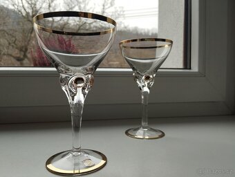 dvě sektové sklenky - Zlatá Zuzana - 4