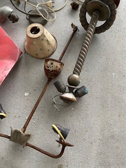 Starožitné lampy lustry torzo - 4