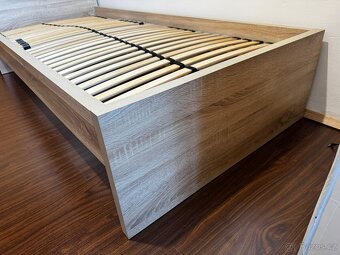 2x Postel 90x200 + rošty + matrace - 4