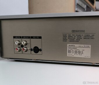 Tape deck Sony. TC FX3 - 4