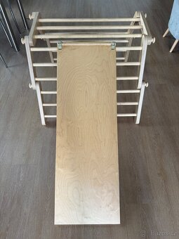 Piklerové trojůhelník - Lezecká sestava Montessori skluzavka - 4
