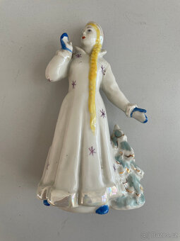 Porcelánová soška Sněhurka - SSSR - zn. Dulevo - 4
