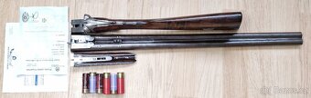 ANGLICKÁ DVOJKA WILLIAM LEE HAMMERLESS Cal.12/65+TOP,NITRO+ - 4