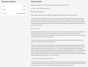 Dětská autosedačka Ferrari Cybex Pallas M-Fix SL Scuderia - 4