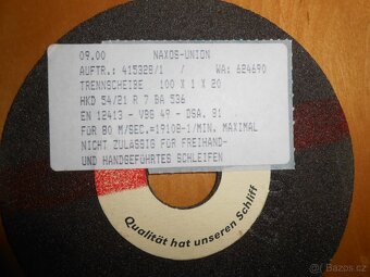 Kotouč ARTIFEX elastic 150x8x20+ řezný 4ks NAXOS 100x1x20 - 4