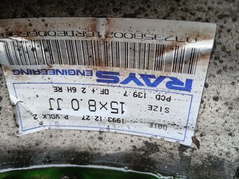 Alu kola Toyota 4runner ? 15x8 . 0 JJ - 4