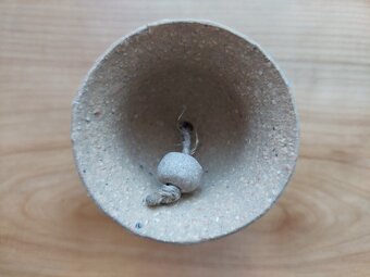 Nový keramický zvonek zvoneček - ručně točený originál SLEVA - 4