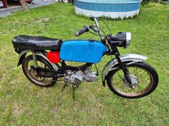 Jawa 23 Mustang bez TP, modrá barva 5. - 4