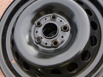 Plechové disky kola originál VW Škoda 5x112 6Jx15 ET43 - 4