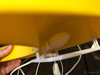 Dětská noční Ikea nástěnná lampička žlutý měsíc +Led žárovka - 4