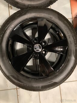 Alu kola Škoda R16 5X112 LETNÍ PNEU 205/55 R16 100% Vzorek - 4