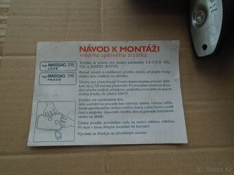 škoda 105M 120M, 125, 130, 136, Rapid Zrkadlo - 4