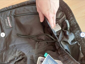 Nové zimní černé kalhoty, oteplovačky celorozepínací, 150 - 4