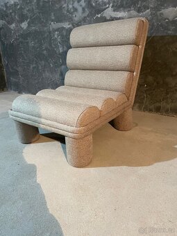 Béžové křeslo Dutchbone - 4