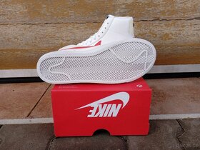 Nike blazer mid 77 GS white picante red - 4